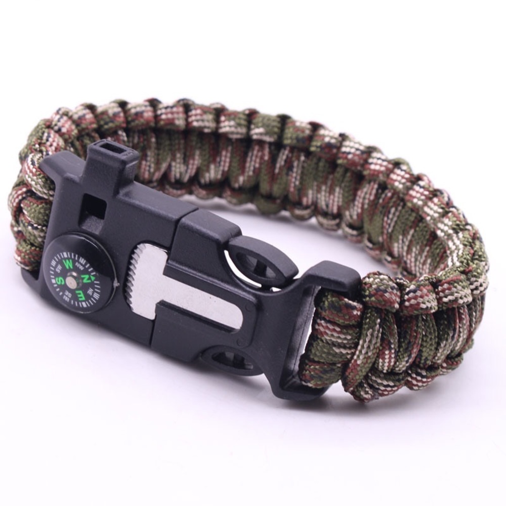 Multifunctional survival bracelet camping mountaineering adventures